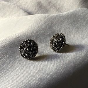 Vintage .925 Sterling Silver Granulated Studs
